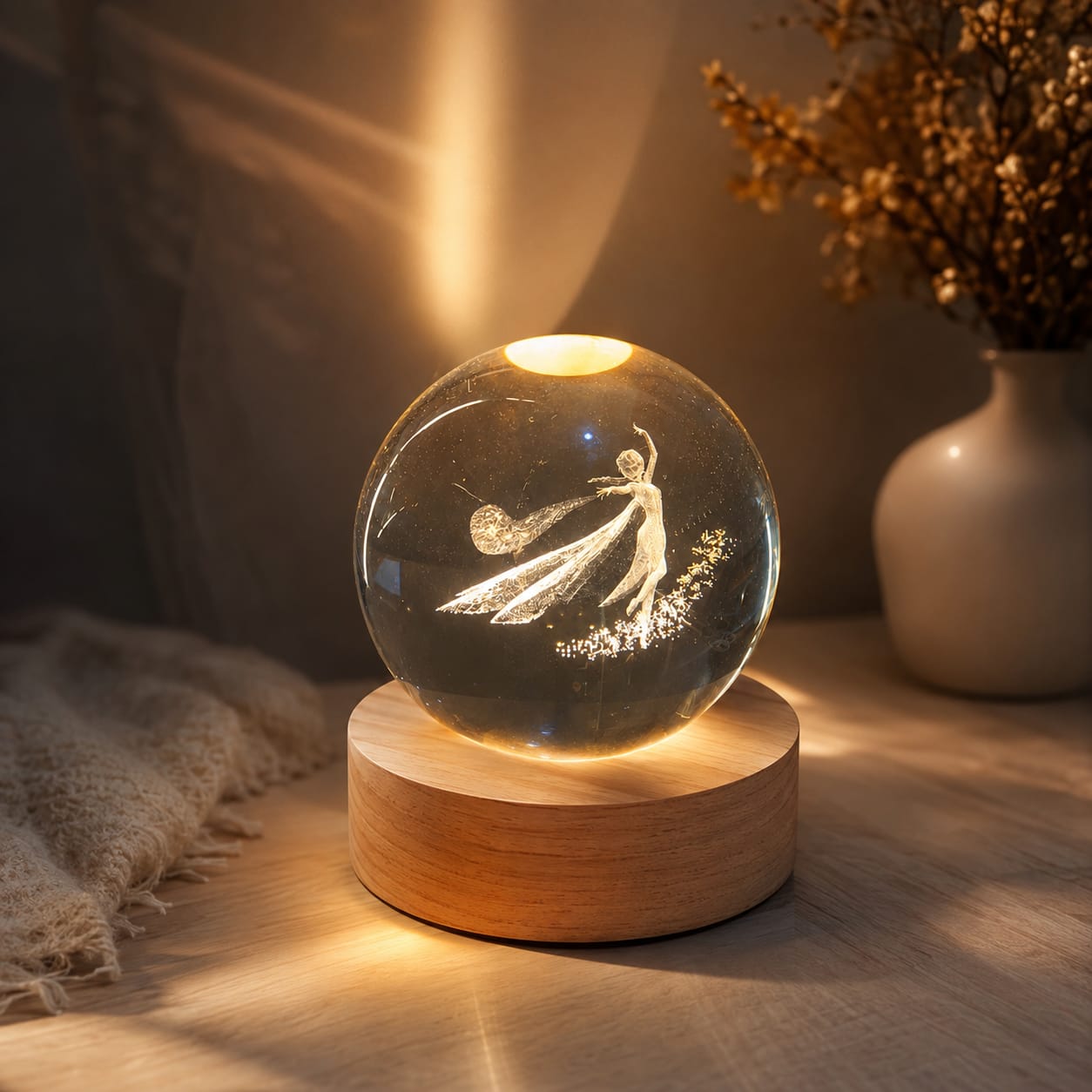Crystal LED Night Lamp