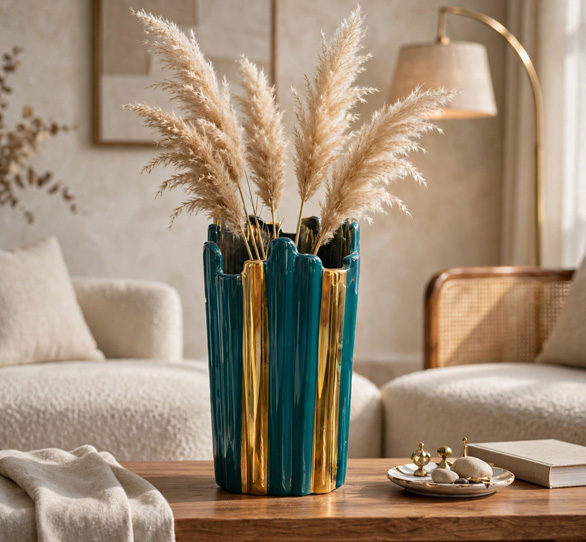 Emerald Green Vase