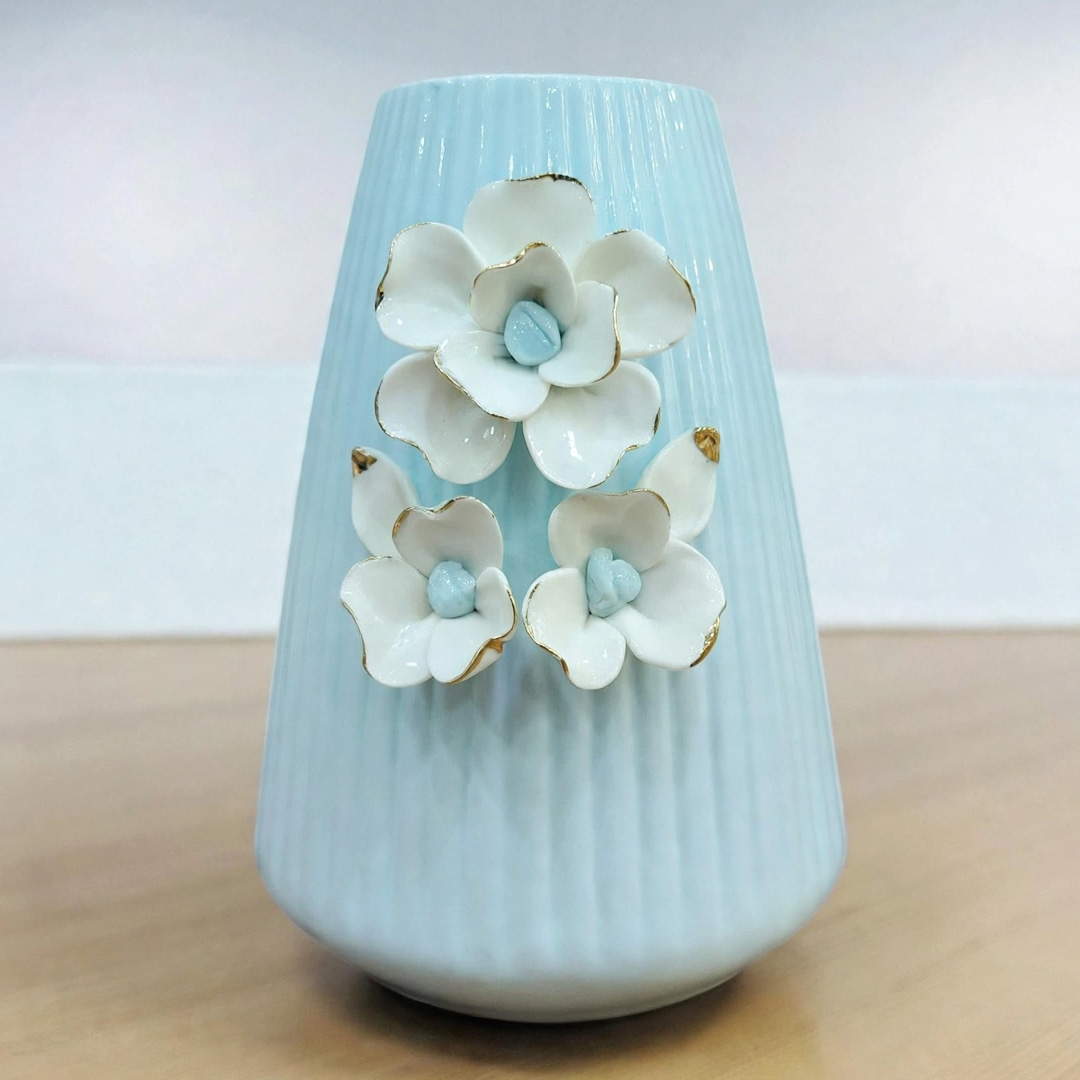 Floral Ceramic Vase